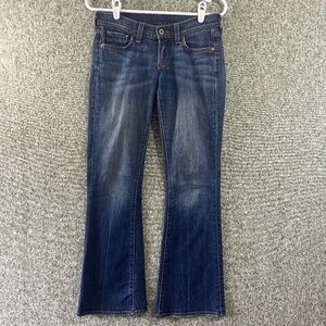 Lucky Brand Zoe Jean Size 0 Bootcut Blue Denim  made USA